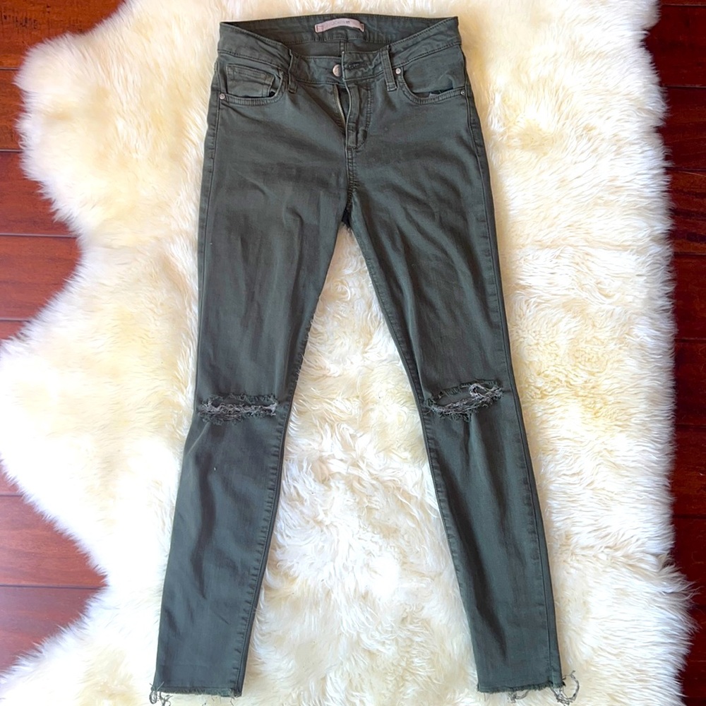Joe’s Jeans Olive Green Skinny